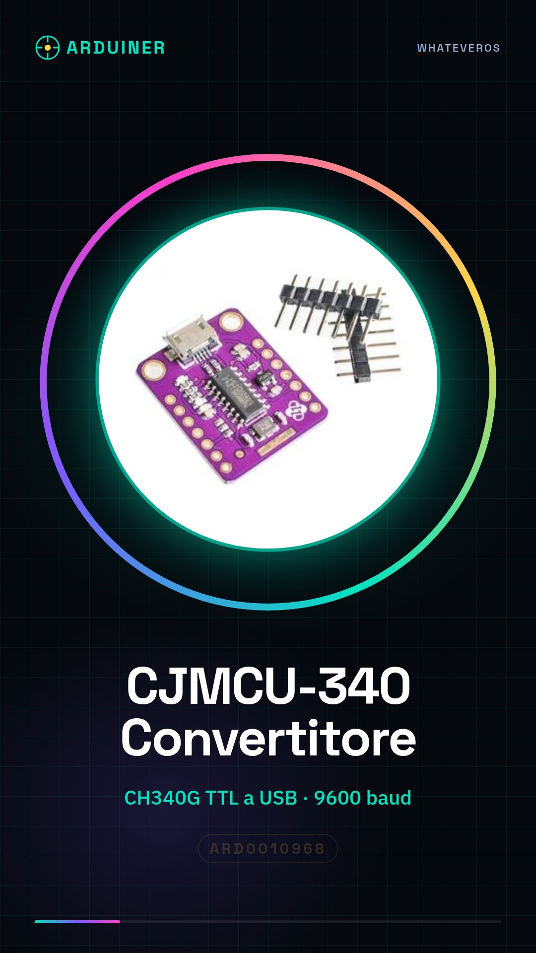 CJMCU-340 Convertitore CH340G TTL a USB STC