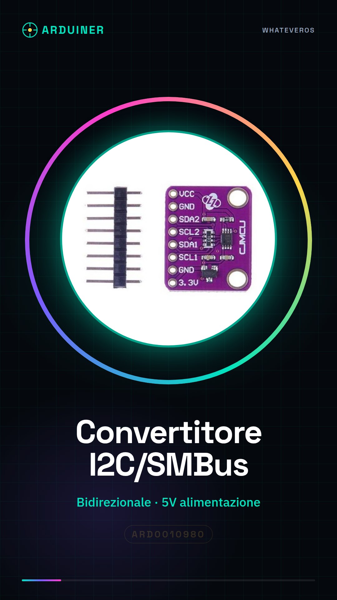 convertitore bidirezionale I2C-bus e SMBus CJMCU-9306 PCA9306