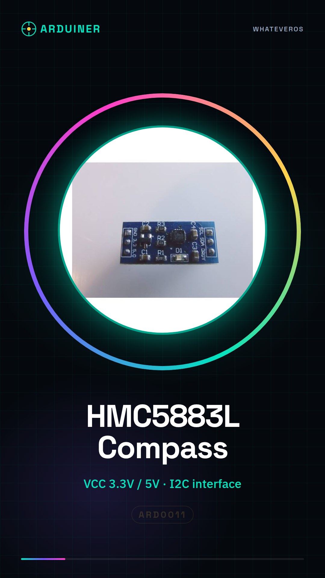 Digital Compass HMC5883L for Arduino