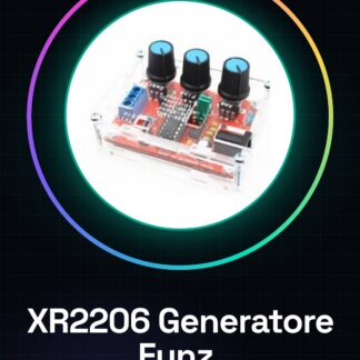 XR2206 Generatore di segnali di funzione Kit fai-da-te Sine Square Output 1HZ-1MHZ