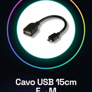 USB-Female zu Micro-USB-Male Adapterkabel 15cm