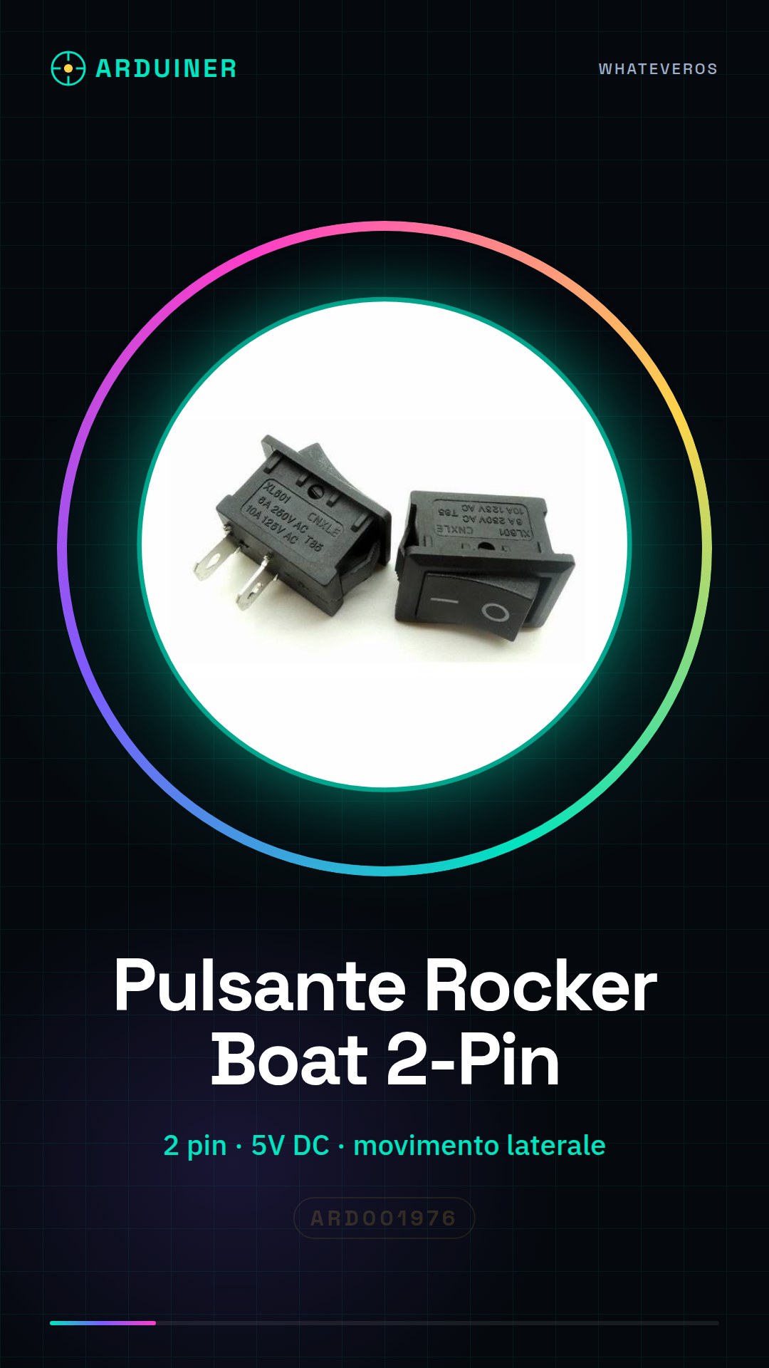 2-Pin Rocker Button