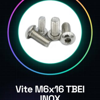 10 Pezzi VITE M6X16 TBEI INOX