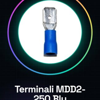 Kit de Terminales MDD2-250 Azul – 100 Piezas para Conexiones Eléctricas