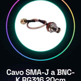 SMA-J Maschio interno a BNC-K Femmina interno 20CM Cavo RG316