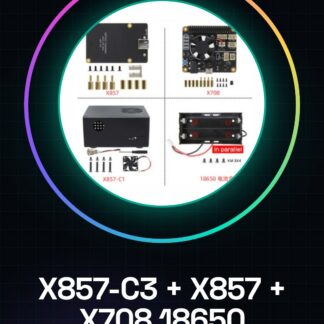 X857-C3 + X857 + X708 18650 Caso di BAATIERY