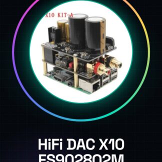 Tarjeta de sonido HiFi DAC xmos ES9028Q2M y amplificador X10 para Raspberry Pi