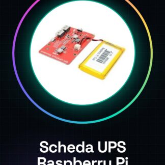 Scheda Alimentazione UPS per Raspberry Pi con Doppia USB e Display