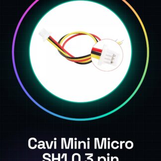 2 pezzi Cavi Mini Micro SH1.0 3 pin JST da 100 mm estremità singola
