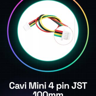 2 pezzi Cavi Mini Micro SH1.0 4 pin JST da 100 mm estremità singola