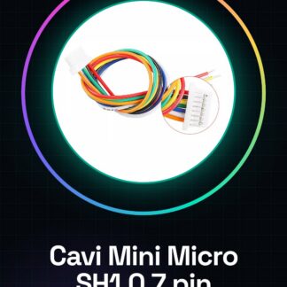 2 pezzi Cavi Mini Micro SH1.0 7 pin JST da 100 mm estremità singola