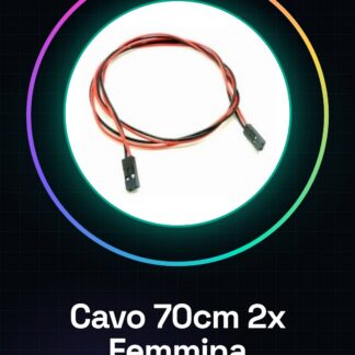 Cavo 70cm 2 Pins Femmina Femmina