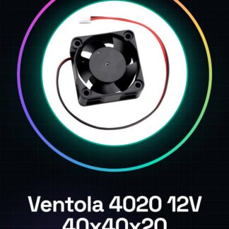 Ventola 4020 12v Mis. 40*40*20mm 2 fili