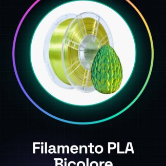 PLA Filament 1.75mm 1kg - Yellow/Green Bicolour - High Quality for 3D Printers