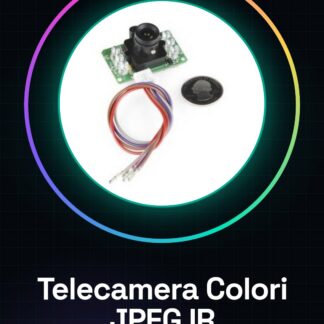 Telecamera a Colori JPEG a Infrarossi con Interfaccia Seriale UART RS232