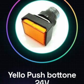 Yello Push bottone Pulsante LAS1 -AJ - 11 LA128 LA16 - J - 11d YELLOW 24VOLT DC