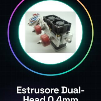 Kit Estrusore Dual-Head 0.4mm per Stampante 3D – Doppio Ugello per Stampa Bicolore