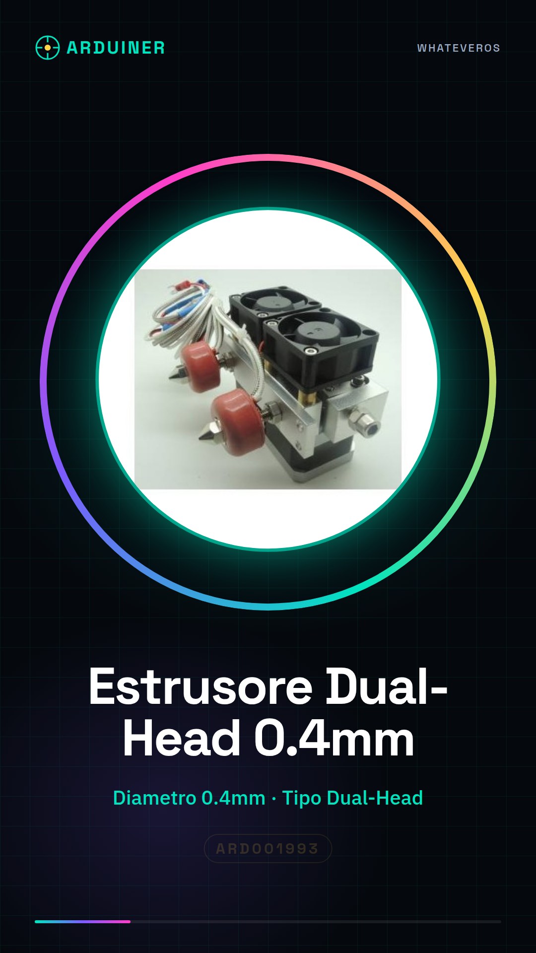 Dual-Head Extruder-Kit 0,4mm für 3D-Drucker – Zwei Düsen für Bifarbdruck