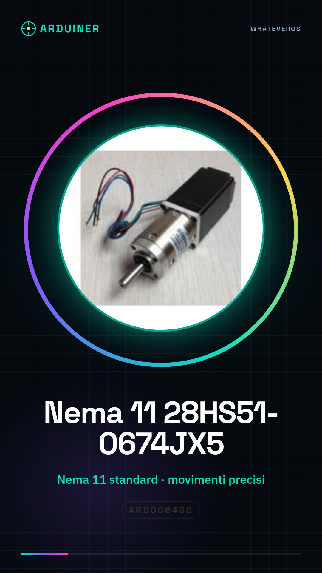Nema 11 28HS51-0674JX5 Motor Étape
