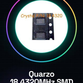 4 Pezzi Quarzo 18.4320MHz case 5x3.2mm, cristallo oscillatore SMD IC Circuiti Integrati