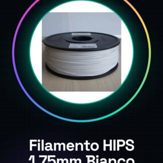 Filamento HIPS 1.75mm 1KG Bianco HIGH QUALITY GARANTITA SU MAKERBOT, MULTIMAKER, ULTIMAKER, REPRAP, PRUSA