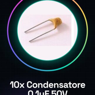 10 Pezzi Monolitico Condensatore 104 0.1UF 50V 100NF 50V104 piedi da 5.08MM