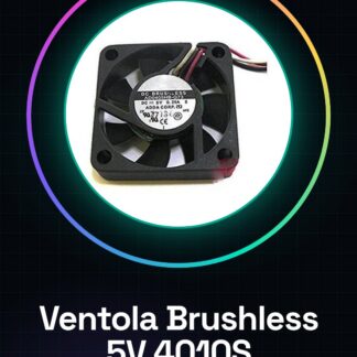 Ventola Brushless 5V 0.25A DC 3 Fili MIS. 40x40x10mm 4010S