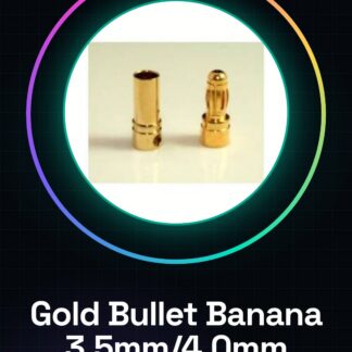 3.5mm 4.0mm Gold Bullet Banana Connettore Plug For ESC Batteria Motore