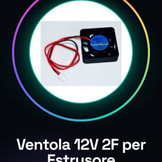 Ventola 12V 2 Fili Raffredamento Estrusore MIS: 40x40x10mm