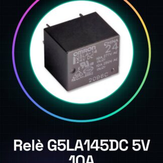 G5LA145DC Relè per Usi Generali, Serie G5LA, Potenza, Senza Autoritenuta, SPDT, 5 VDC, 10 A