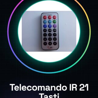 Telecomando Infrarossi 21 Tasti per Arduino con Batteria ir