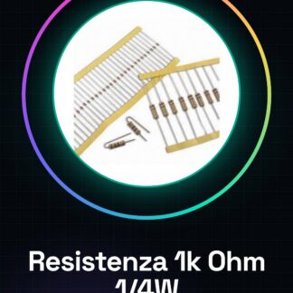 50 Pezzi Resistenza 1000 ohm 1k ohm 1/4w 1/4 w 5%
