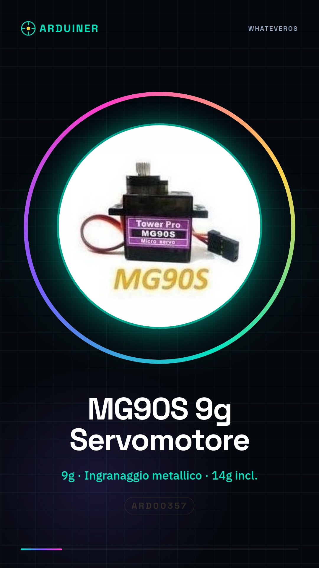 MG90S (9g-Maße), Metallgetriebe Neigung 14g gegenüber dem Lenkgehäuse, Aktualisierung der SG90-Version