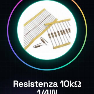 50 Pezzi Resistenza, 10000 ohm, 10k, ohm 1/4w 1/4 w 5% , Resistenze arduino compatibile