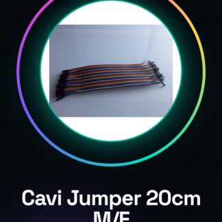 40 Cavi Jumper 20cm Maschio-Femmina per Arduino
