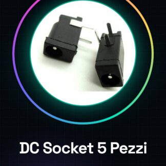 5 Pezzi DC socket Connettore per jack alimentazione piccolo 3.5 diametro foro, ago interno 1.2mm