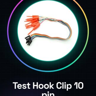 Test Hook a Clip 10 pin con Cavo Dupont 30CM Jumper femmina