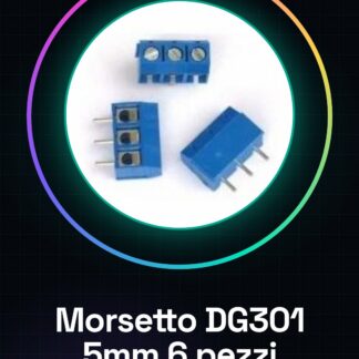 6 Pezzi DG301 Morsetto a vite Block 3 Posizioni 5mmDG301 Morsetto a vite Block 3 Posizioni 5mm