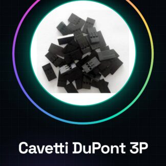 25 Pezzi 3P DuPont testa, Spaziatura 2.54MM, guscio in plastica DuPont, tappi