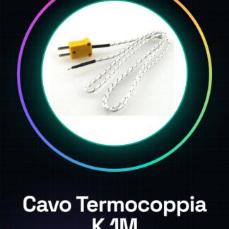 Cavo filo termocoppia tipo K 1M -20C-500C per Termometro digitale