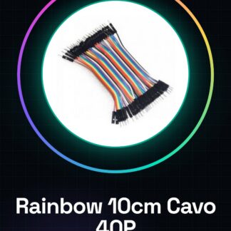 10CM Rainbow Cavo 40P Maschio to Maschio