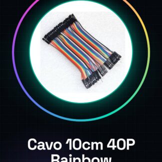 10CM Rainbow Cavo 40P Maschio to Femmina