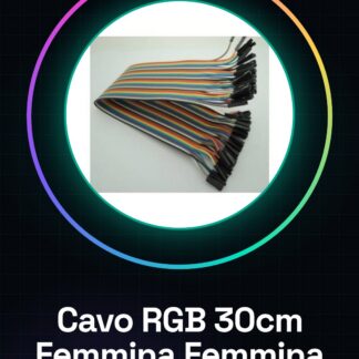 30CM Rainbow Jumper Cable Female to Female