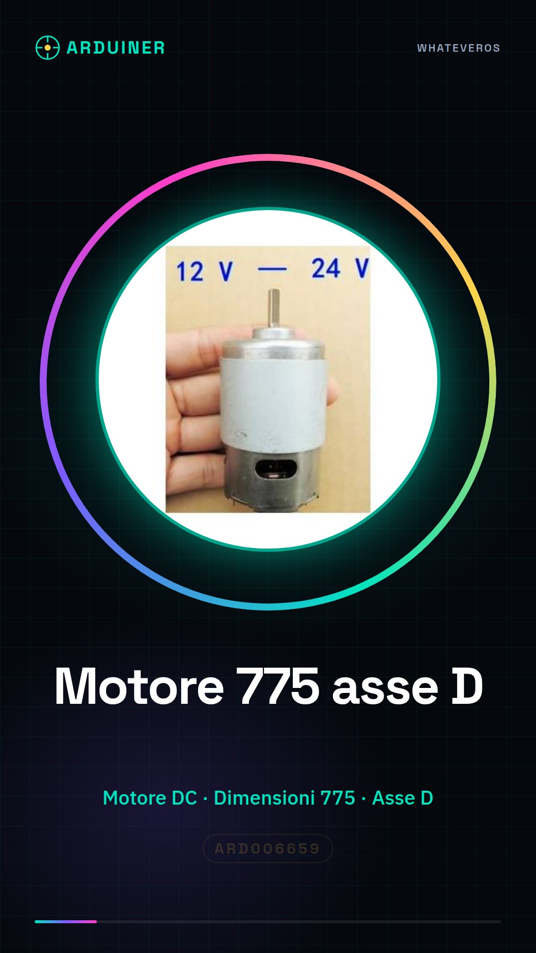 Moteur 775 axe D