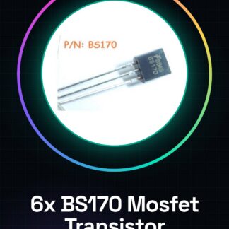6 Pezzi BS170 Transistor Mosfet 500mA IC Circuiti Integrati