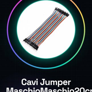 40 Male-Male Jumper Wires 20cm for Arduino