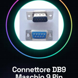 4 Pezzi Connettore DB9 Maschio 9 pins Connettore RS232 Porta Seriale