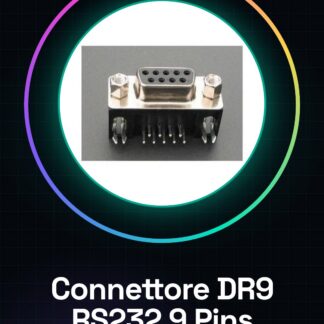 3 Pezzi Connettore DR9 femmina RS232 Seriale 9 Pins tipo D Connettore