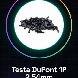 15 Pezzi Testa DuPont 1P Spaziatura 2,54MM Capo spina in plastica DuPont