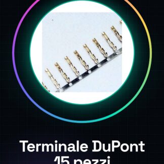 Terminale DuPont 15 pezzi, spina DuPont